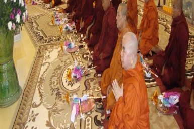 The Buddhist celebration: VESAK Day 2013