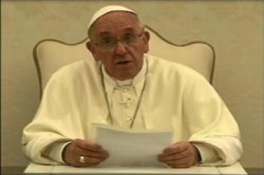 Pope sends video message in English to Philippines conference