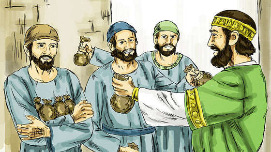 Daily Meditation: “A man going on a journey called in his servants and entrusted his possessions to them”