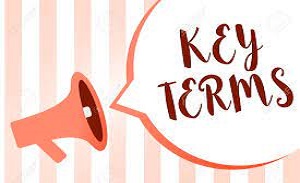 Key terms and facts