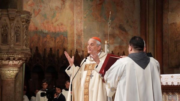 Cardinal Zuppi in Assisi: Saint Francis reminds us that war is not our destiny