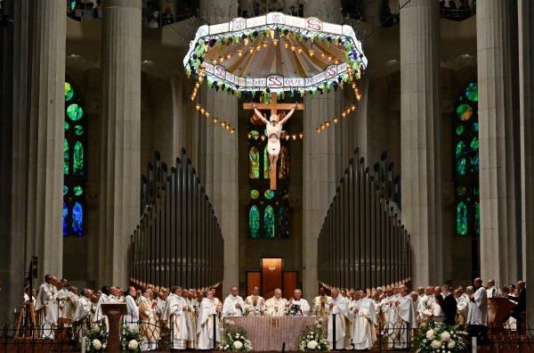 Pope Leo at the Sagrada Família underscores need to work for peace