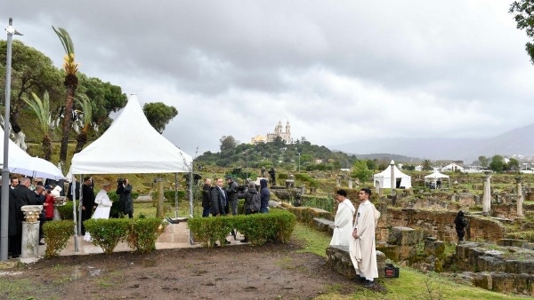 Pope Leo visits Hippo archeological site in Annaba, Algeria