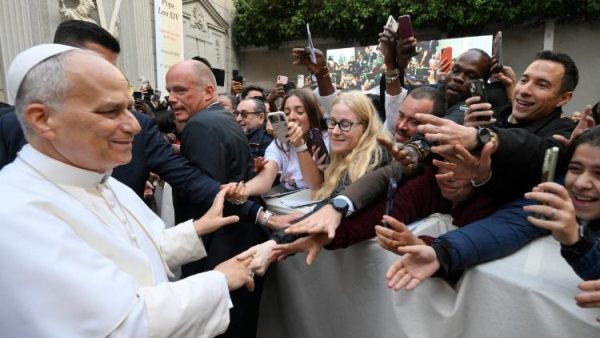 Pope Leo meets and greets the faithful in Istanbul