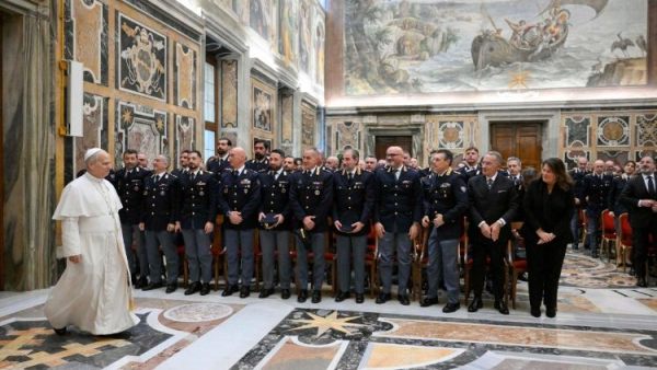 Pope expresses gratitude to Inspectorate for Public Security for Vatican City