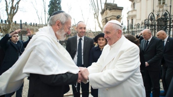 Pope Francis and Rome‘s Chief Rabbi exchange Easter greetings