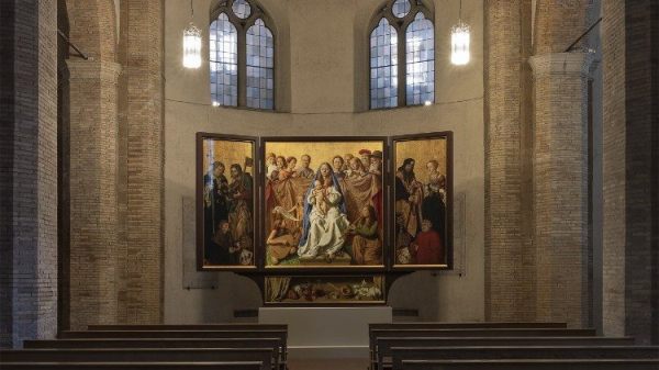 Vatican: Altarpiece installed in the Church of the Teutonic Cemetery