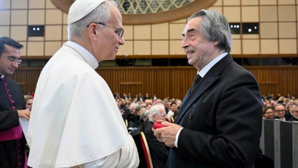 Pope Leo thanks Riccardo Muti for making God