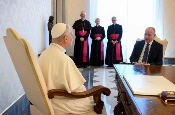 Pope Leo receives Irish PM Micheál Martin