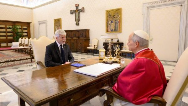 Pope Leo XIV meets the President of the Czech Republic