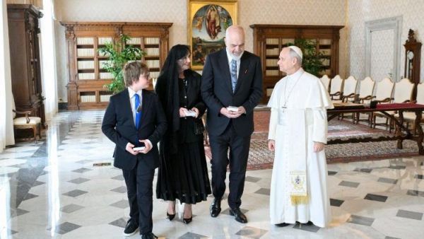 Pope Leo meets Prime Minister of Republic of Albania