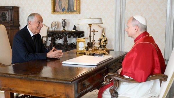 Pope Leo receives the President of the Republic of Portugal